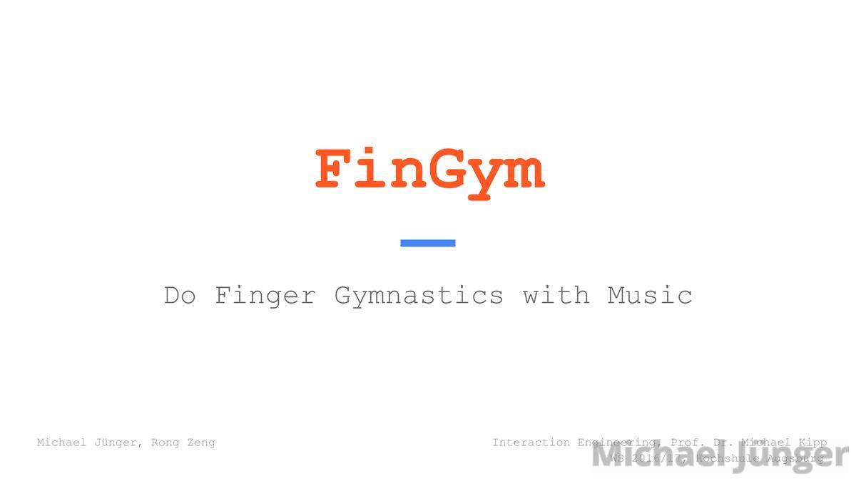 FinGym presentation